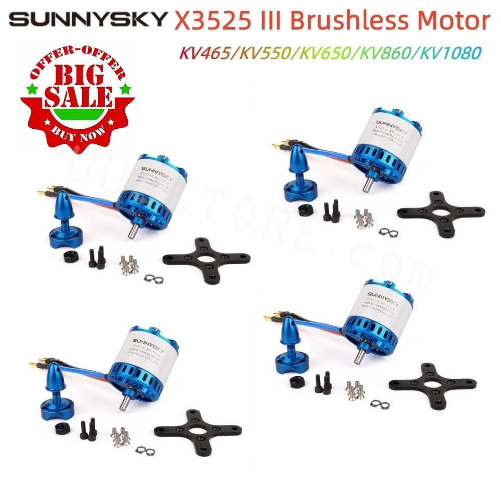 1/2/4PCS Original SUNNYSKY X3525 III KV465 KV550 KV650 KV860 KV1080 Brushless Motor for RC FPV Drone UAV Model Airplane 3 1/2/4PCS Original SUNNYSKY X3525 III KV465 KV550 KV650 KV860 KV1080 Brushless Motor for RC FPV Drone UAV Model Airplane - Image 3