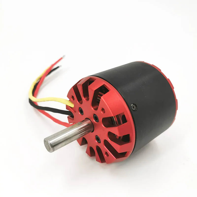 Hobbywing 6200W BLDC Motor - 8080 Sensor Sensorless for DIY lathe | Electric Skateboard Ebike scooter 3 Hobbywing 6200W BLDC Motor - 8080 Sensor Sensorless for DIY lathe | Electric Skateboard Ebike scooter - Image 3