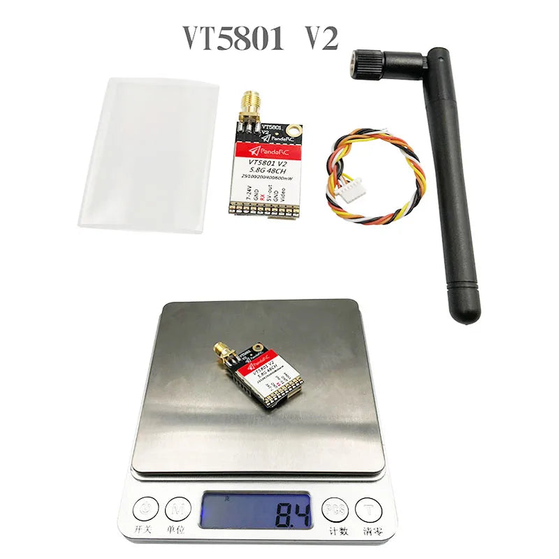 PandaRC VT5801 V2 VT5805 VTX - FPV Video Transmitter 5.8G 48CH 25/100/200/400/600mW Switchable OSD adjustable SMA MMCX VTX RC 6 PandaRC VT5801 V2 VT5805 VTX - FPV Video Transmitter 5.8G 48CH 25/100/200/400/600mW Switchable OSD adjustable SMA MMCX VTX RC — изображение 6