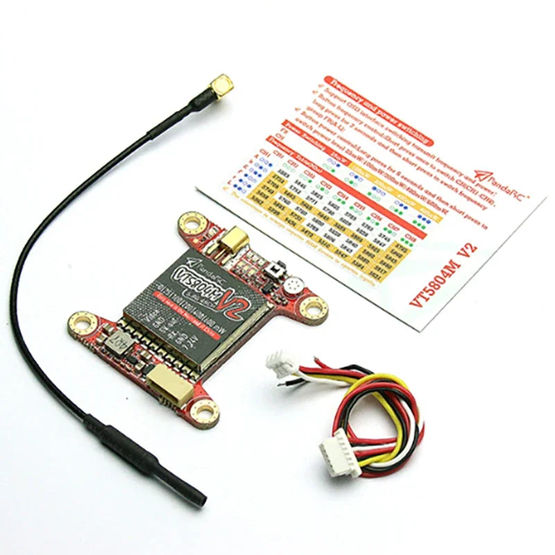 PandaRC VT5804M V2 VT5804 HV MAX VTX - FPV Video Transmitter 5.8G 48CH 25/100/200/400/600mW Switchable OSD Adjustable SMA MMCX VTX 6 PandaRC VT5804M V2 VT5804 HV MAX VTX - FPV Video Transmitter 5.8G 48CH 25/100/200/400/600mW Switchable OSD Adjustable SMA MMCX VTX - Image 6