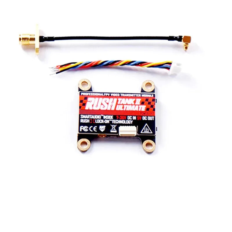 RUSHFPV TANK II ULTIMATE VTX - 7-36V 48CH 37CH PIT/25/200/500/800mW Video Transmitter 1 RUSHFPV TANK II ULTIMATE VTX - 7-36V 48CH 37CH PIT/25/200/500/800mW Video Transmitter