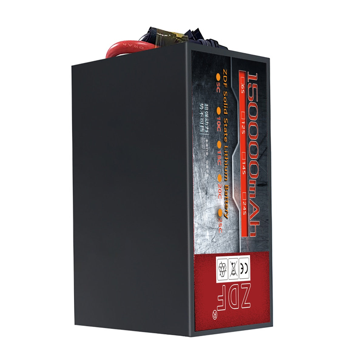 ZDF High Capacity solid-state Big lithium battery 150000mah 6s 12s 14s 18s 24s large drone battery For Big Load Multirotor FPV UAV Agriculture Drone Battery 1 ZDF High Capacity solid-state Big lithium battery 150000mah 6s 12s 14s 18s 24s large drone battery For Big Load Multirotor FPV UAV Agriculture Drone Battery