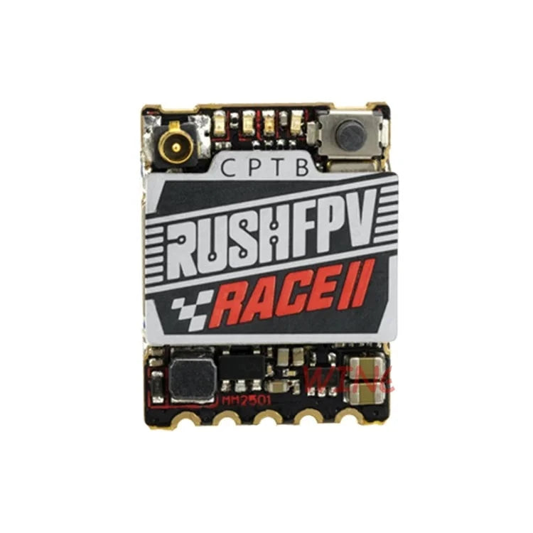 RUSH TANK RACE II VTX - 48CH PIT/25/50/200mW/MAX 5.8GHz Video Transmitter w/ Smart Audio 20x15mm 1.7g Stackable For FPV Racing Drone Micro Stacks 1 RUSH TANK RACE II VTX - 48CH PIT/25/50/200mW/MAX 5.8GHz Video Transmitter w/ Smart Audio 20x15mm 1.7g Stackable For FPV Racing Drone Micro Stacks