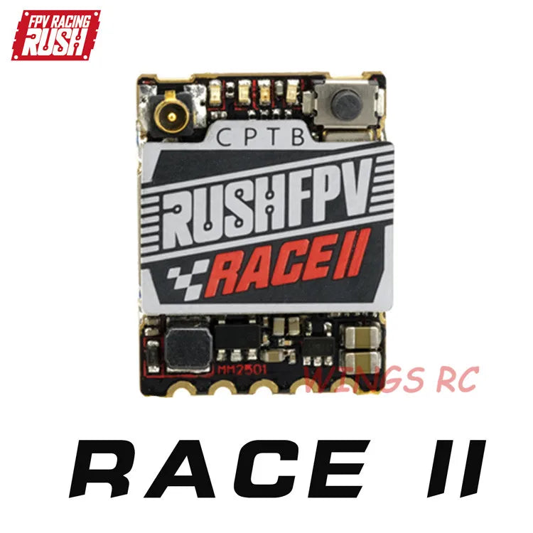 RUSH TANK RACE II VTX - 48CH PIT/25/50/200mW/MAX 5.8GHz Video Transmitter w/ Smart Audio 20x15mm 1.7g Stackable For FPV Racing Drone Micro Stacks 4 RUSH TANK RACE II VTX - 48CH PIT/25/50/200mW/MAX 5.8GHz Video Transmitter w/ Smart Audio 20x15mm 1.7g Stackable For FPV Racing Drone Micro Stacks - Image 4