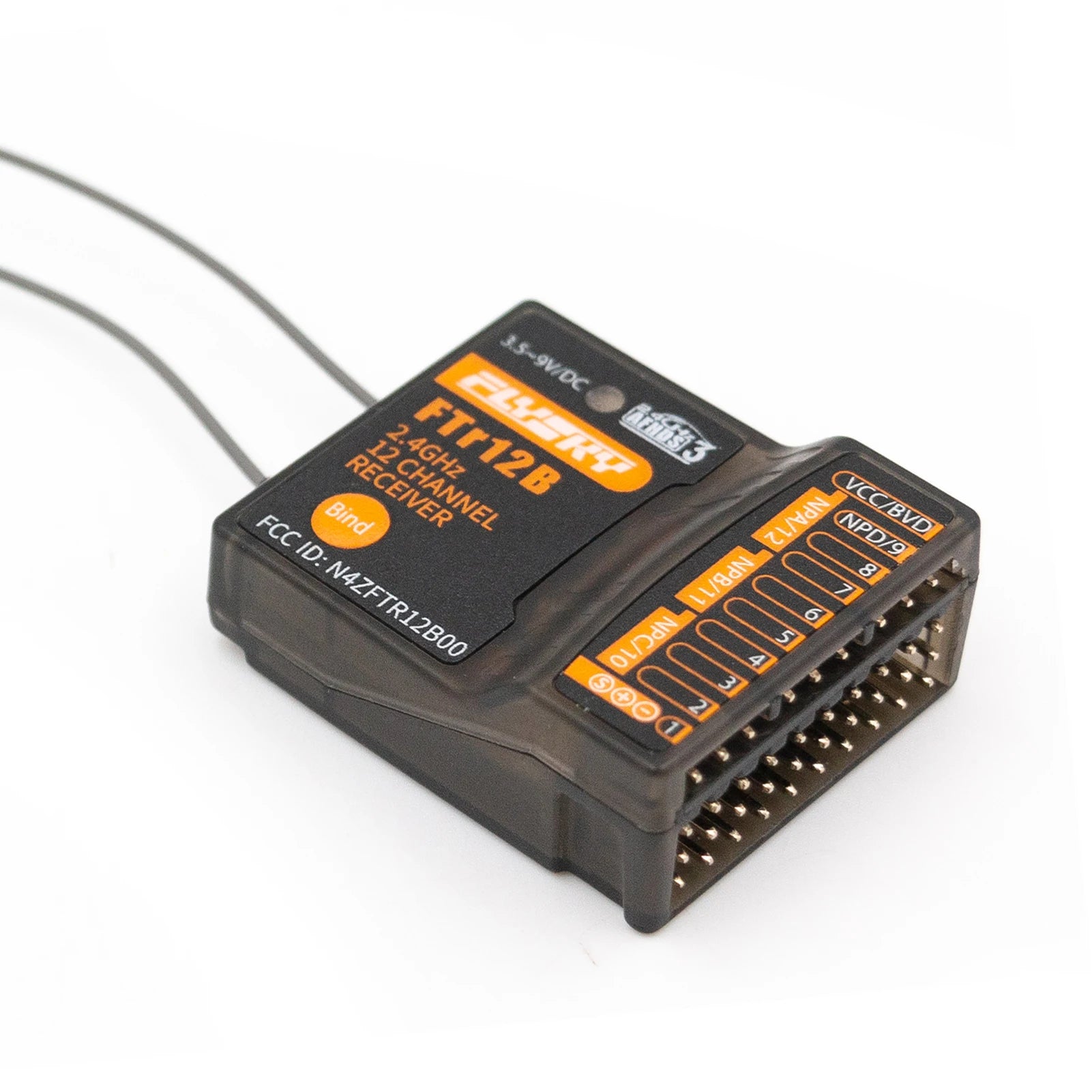 FLYSKY FTR12B 2.4GHz 12CH Receiver - for RC Airplane Helicopter Vehicle Dual Antennas for PL18 NB4 NB4 Lite AFHDS3 Transmitters 1 FLYSKY FTR12B 2.4GHz 12CH Receiver - for RC Airplane Helicopter Vehicle Dual Antennas for PL18 NB4 NB4 Lite AFHDS3 Transmitters