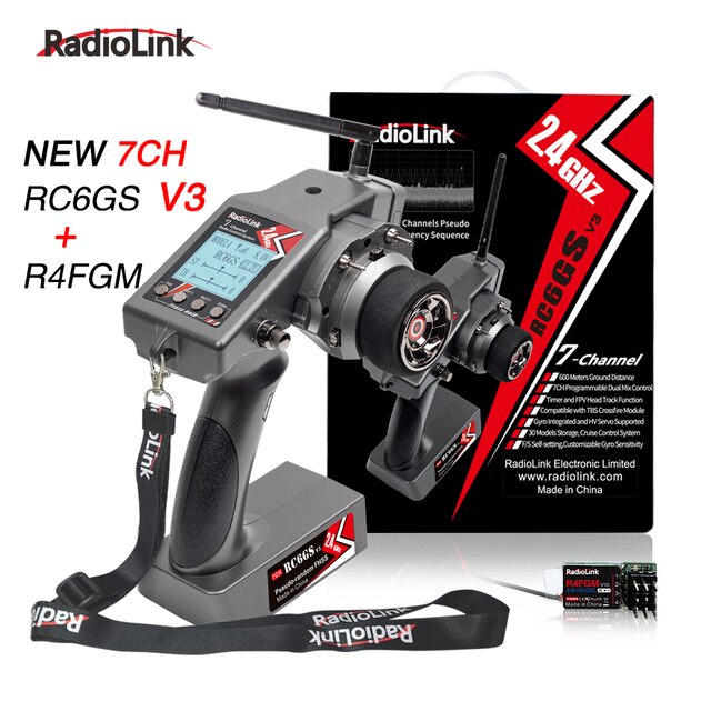 Radiolink RC6GS V3 - 2.4G 7 Channel RC Radio Transmitter and Gyro Receiver R7FG New Upgrade Remote Controller for RC Car Boat 3 Radiolink RC6GS V3 - 2.4G 7 Channel RC Radio Transmitter and Gyro Receiver R7FG New Upgrade Remote Controller for RC Car Boat — изображение 3