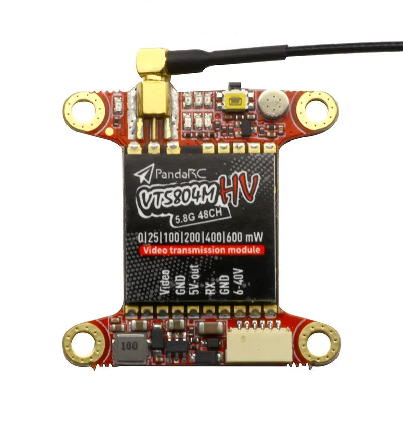 PandaRC VT5804M V2 VT5804 HV MAX VTX - FPV Video Transmitter 5.8G 48CH 25/100/200/400/600mW Switchable OSD Adjustable SMA MMCX VTX 2 PandaRC VT5804M V2 VT5804 HV MAX VTX - FPV Video Transmitter 5.8G 48CH 25/100/200/400/600mW Switchable OSD Adjustable SMA MMCX VTX - Image 2