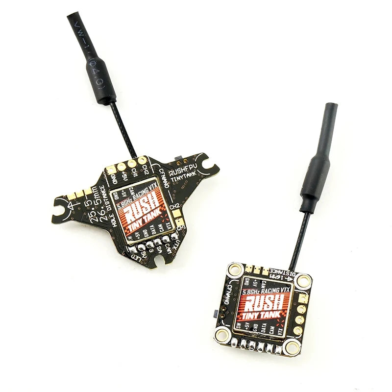Rushfpv RUSH Tiny TANK Nano VTX - 48CH 350mW TBS SmartAudio FPV Video Transmitter 5V Input for RC Drone FPV Racing Toothpick 1 Rushfpv RUSH Tiny TANK Nano VTX - 48CH 350mW TBS SmartAudio FPV Video Transmitter 5V Input for RC Drone FPV Racing Toothpick