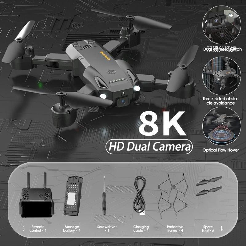 Dron 5G GPS Drone 8K Professional Drones 6K HD Aerial Photography Obstacle Avoidance Quadcopter Helicopter RC Distance 3000M 4 Dron 5G GPS Drone 8K Professional Drones 6K HD Aerial Photography Obstacle Avoidance Quadcopter Helicopter RC Distance 3000M - Bild 4