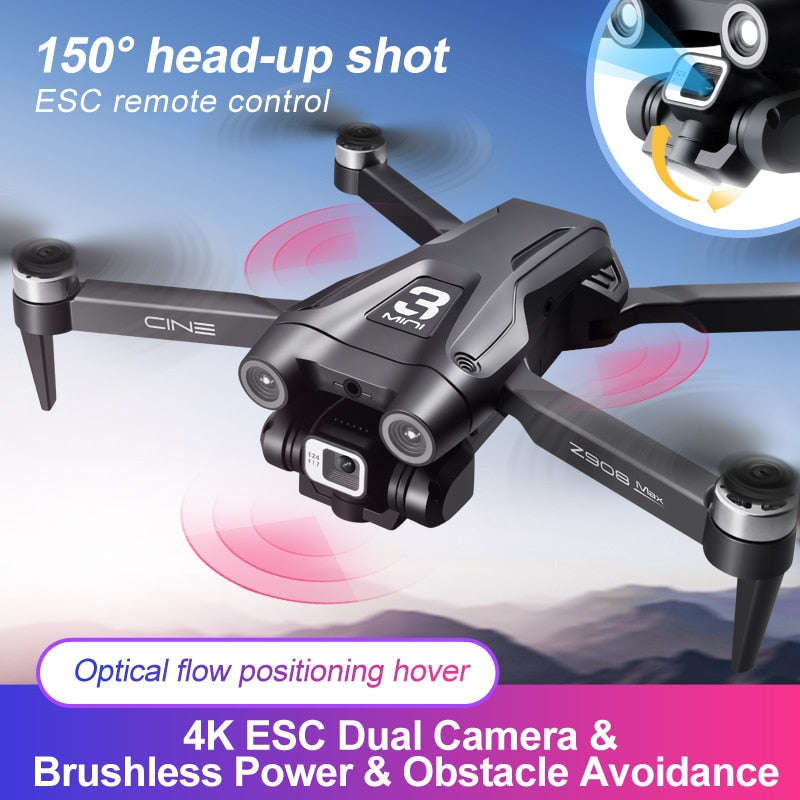 Z908 MAX Drone - 4K HD Professional Dual Camera Optical Flow Brushless 2.4G WIFi Obstacle Avoidance Quadcopter Dron Toy 24 Z908 MAX Drone - 4K HD Professional Dual Camera Optical Flow Brushless 2.4G WIFi Obstacle Avoidance Quadcopter Dron Toy - Image 24
