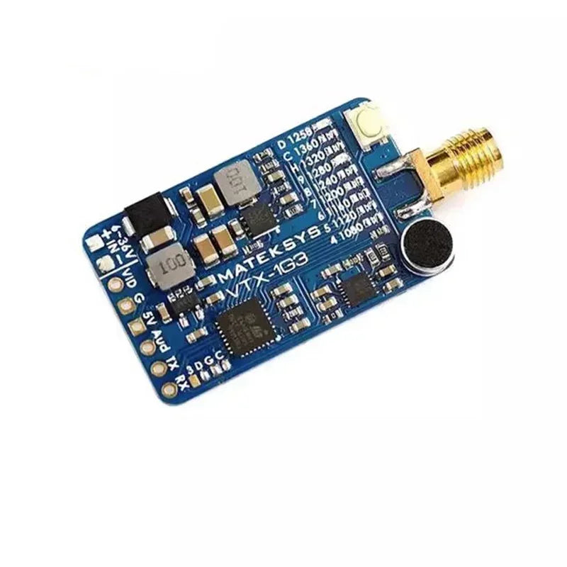 Matek VTX-1G3SE / VRX-1G3-V2 1.2G 1.3G 800mw 9CH VRX - Matek System Video Transmission Receiver For RC FPV Drone Aircraft Helicopter Model Parts 6 Matek VTX-1G3SE / VRX-1G3-V2 1.2G 1.3G 800mw 9CH VRX - Matek System Video Transmission Receiver For RC FPV Drone Aircraft Helicopter Model Parts - Image 6