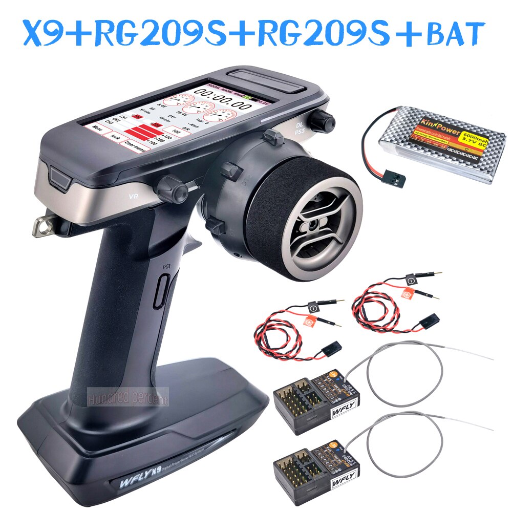WFLY X9 Radio Remote Controller - 2.4ghz 9CH Transmitter With RG209S Receiver Extra X9 Dedicated SG01 GPS F Racing Crawlers Cars 9 WFLY X9 Radio Remote Controller - 2.4ghz 9CH Transmitter With RG209S Receiver Extra X9 Dedicated SG01 GPS F Racing Crawlers Cars — изображение 9