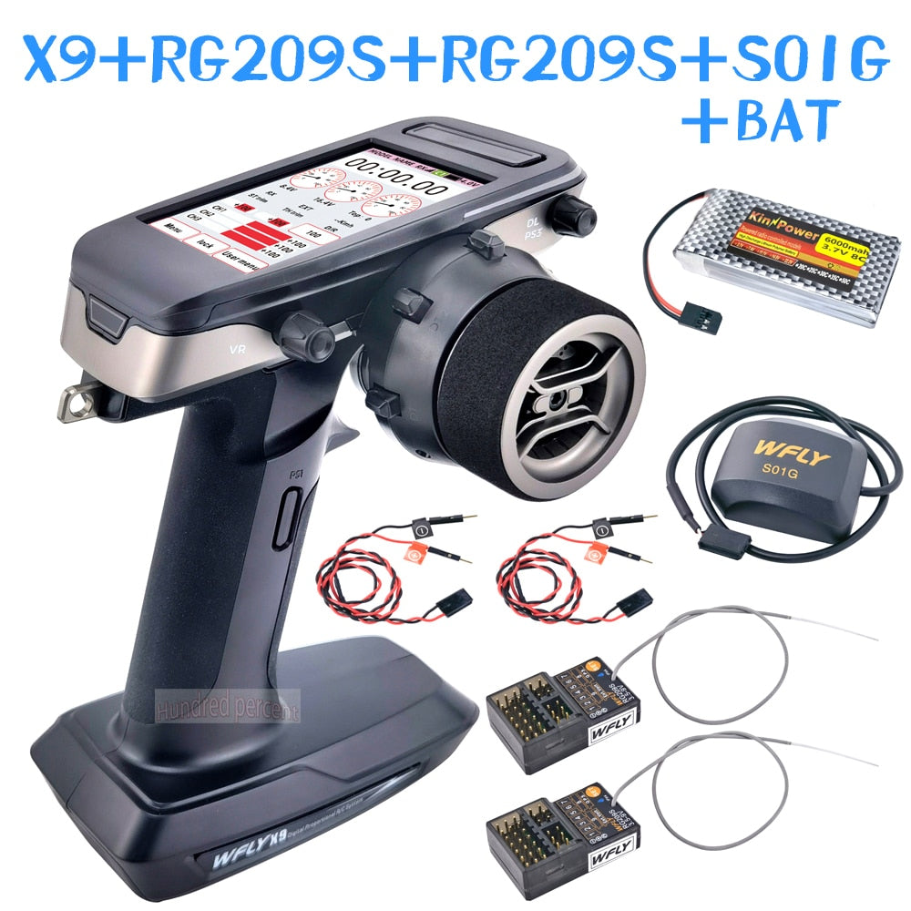 WFLY X9 Radio Remote Controller - 2.4ghz 9CH Transmitter With RG209S Receiver Extra X9 Dedicated SG01 GPS F Racing Crawlers Cars 8 WFLY X9 Radio Remote Controller - 2.4ghz 9CH Transmitter With RG209S Receiver Extra X9 Dedicated SG01 GPS F Racing Crawlers Cars — изображение 8