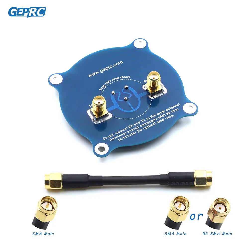 GEPRC Triple Feed Patch-1 5.8G 9.4DBI Circular Polarized FPV Antenna for RHCP LHCP for RC Fatshark Skyzone FPV Goggle DIY 3 GEPRC Triple Feed Patch-1 5.8G 9.4DBI Circular Polarized FPV Antenna for RHCP LHCP for RC Fatshark Skyzone FPV Goggle DIY — изображение 3