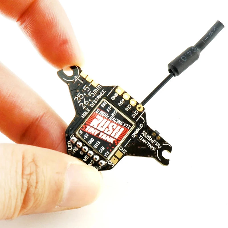 Rushfpv RUSH Tiny TANK Nano VTX - 48CH 350mW TBS SmartAudio FPV Video Transmitter 5V Input for RC Drone FPV Racing Toothpick 7 Rushfpv RUSH Tiny TANK Nano VTX - 48CH 350mW TBS SmartAudio FPV Video Transmitter 5V Input for RC Drone FPV Racing Toothpick - Image 7