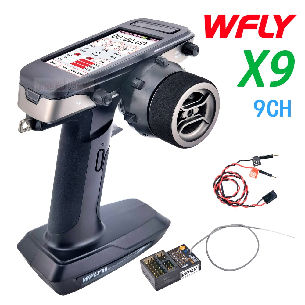 WFLY X9 Radio Remote Controller - 2.4ghz 9CH Transmitter With RG209S Receiver Extra X9 Dedicated SG01 GPS F Racing Crawlers Cars 2 WFLY X9 Radio Remote Controller - 2.4ghz 9CH Transmitter With RG209S Receiver Extra X9 Dedicated SG01 GPS F Racing Crawlers Cars — изображение 2