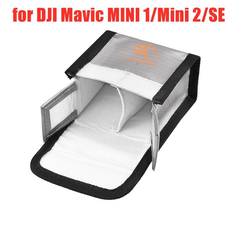 Battery Safe Bag for DJI Mavic MINI/Mini 2/SE/ for DJI MINI 3 PRO Drone Protective Case Protector Explosion-proof Anti-scratch Bag 3 Battery Safe Bag for DJI Mavic MINI/Mini 2/SE/ for DJI MINI 3 PRO Drone Protective Case Protector Explosion-proof Anti-scratch Bag - Image 3