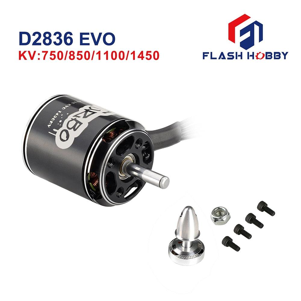FLASHHOBBY D2836EVO 2836 (2217) 750KV 850KV 1100KV 1450KV RC Brushless Motor for UAV Aircraft Multicopters RC Plane Helicopter 3 FLASHHOBBY D2836EVO 2836 (2217) 750KV 850KV 1100KV 1450KV RC Brushless Motor for UAV Aircraft Multicopters RC Plane Helicopter - Image 3