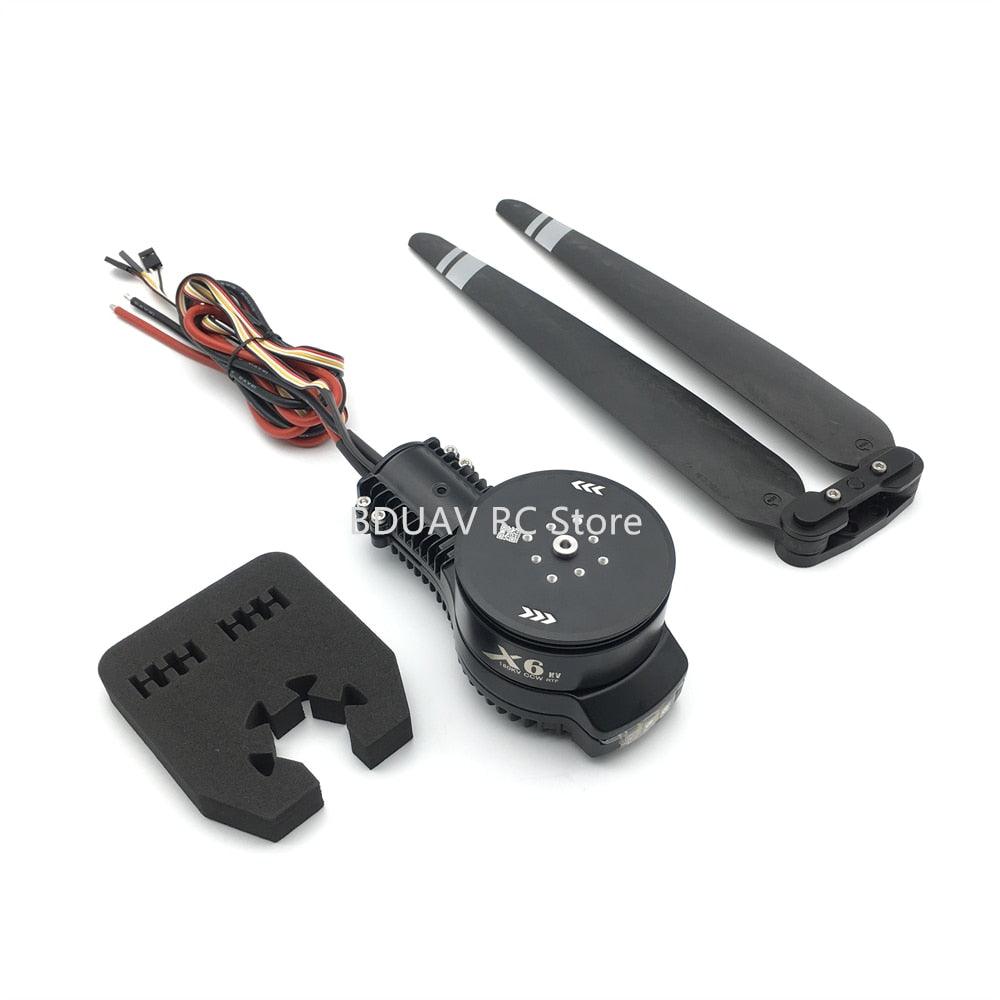 Hobbywing X6 Power System - 1set Original for 10KG 10L EFT E610P Agriculture Drone motor ESC propeller and 30mm tube adapter 1 Hobbywing X6 Power System - 1set Original for 10KG 10L EFT E610P Agriculture Drone motor ESC propeller and 30mm tube adapter