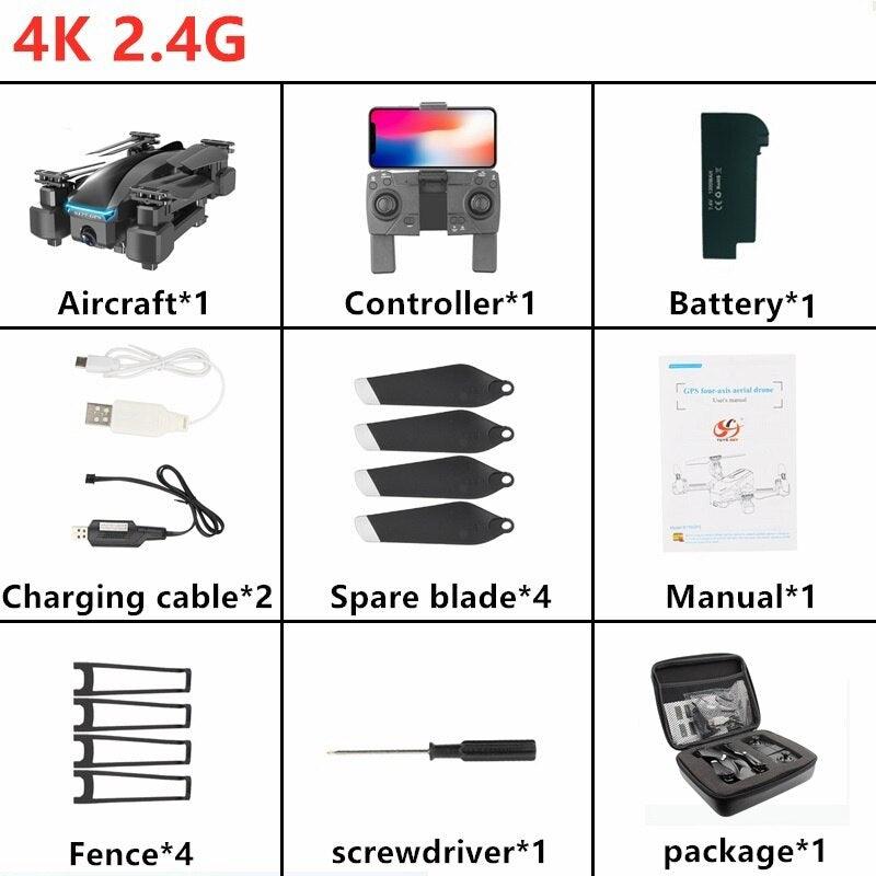S177 Drone - with HD Aerial Video Camera 4K RC Drones 2.4G/5G RC Helicopter FPV Quadrocopter Drone Foldable toy PK E58 4 S177 Drone - with HD Aerial Video Camera 4K RC Drones 2.4G/5G RC Helicopter FPV Quadrocopter Drone Foldable toy PK E58 - Image 4