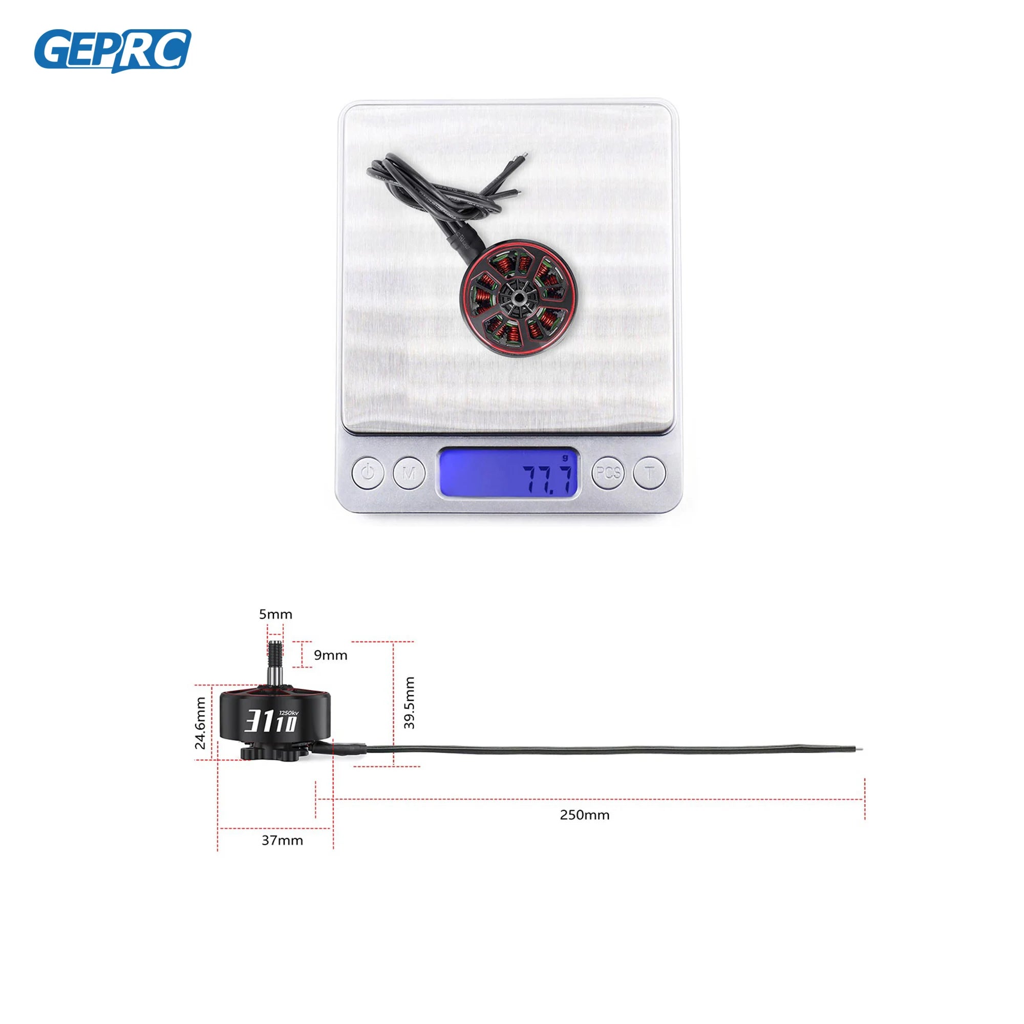 GEPRC SPEEDX2 3110 900KV/1250KV Motor - Suitable 8-10 Inch Long Range FPV Racing Brushless Motor RC Drone Quadcopter Spare Parts 5 GEPRC SPEEDX2 3110 900KV/1250KV Motor - Suitable 8-10 Inch Long Range FPV Racing Brushless Motor RC Drone Quadcopter Spare Parts — изображение 5