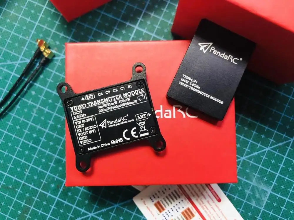 PandaRC VT5804 X1 Q1 VTX - 5.8G 16CH 6V-26V Voltage input FPV Video Transmitter support OSD Module RC FPV racing drone 1 PandaRC VT5804 X1 Q1 VTX - 5.8G 16CH 6V-26V Voltage input FPV Video Transmitter support OSD Module RC FPV racing drone