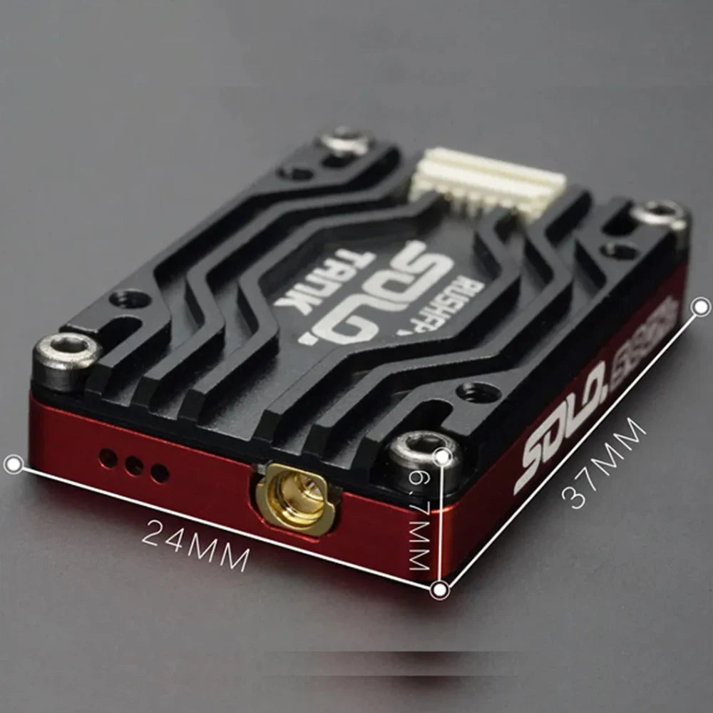 RUSHFPV RUSH TANK SOLO 1.6W 5.8G VTX - 5.8GHZ 48CH PitMode Pitmode 25mW 400mW 800mW 1600mW Adjustable 2-6S Microphone for FPV Long Range Drone 6 RUSHFPV RUSH TANK SOLO 1.6W 5.8G VTX - 5.8GHZ 48CH PitMode Pitmode 25mW 400mW 800mW 1600mW Adjustable 2-6S Microphone for FPV Long Range Drone - Image 6