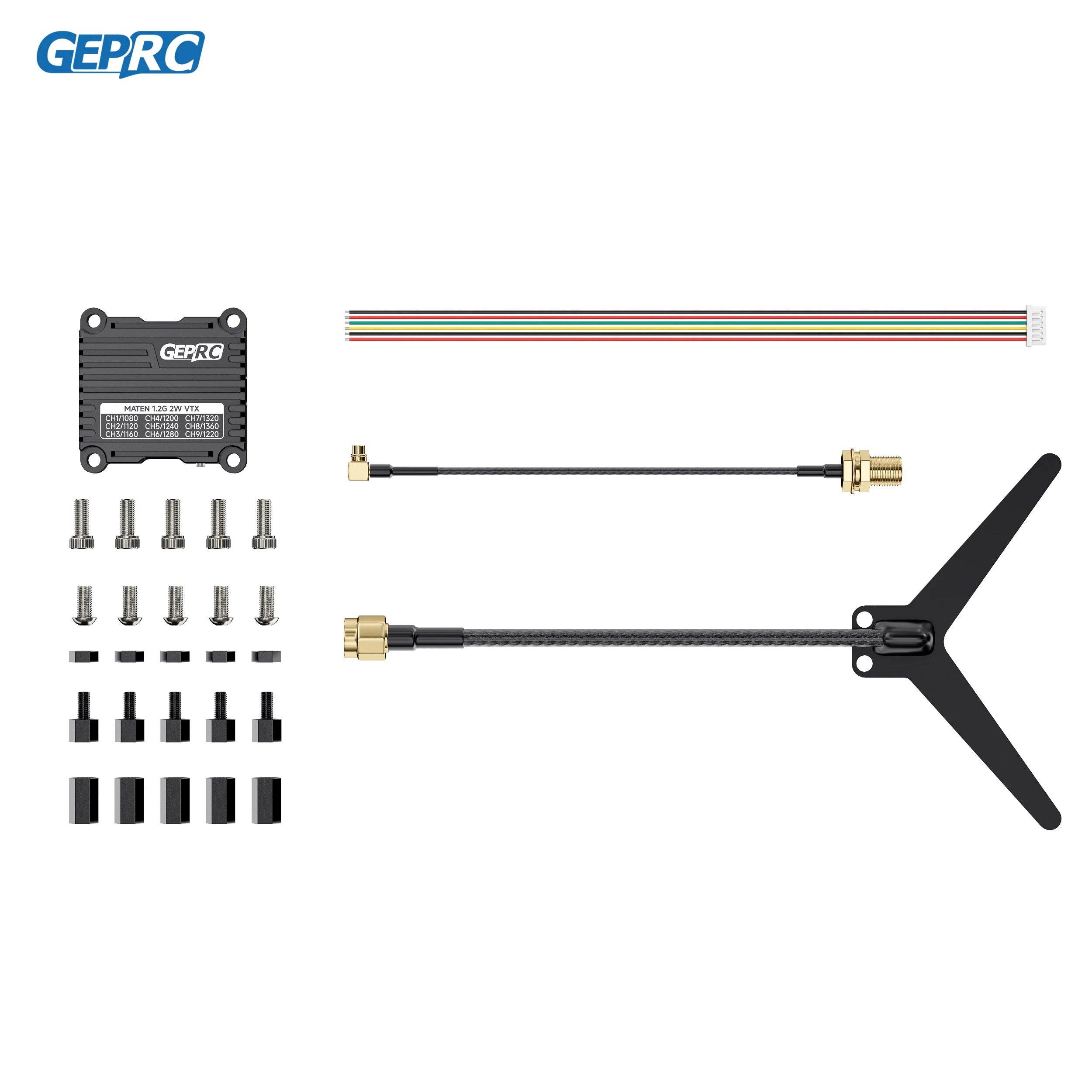 GEPRC MATEN 1.2G 2W VTX - 25mW/2000mW VTX Transmitter Transmitting Module 1080 Mhz -1360 Mhz for FPV Long Range Racing Drone 6 GEPRC MATEN 1.2G 2W VTX - 25mW/2000mW VTX Transmitter Transmitting Module 1080 Mhz -1360 Mhz for FPV Long Range Racing Drone - Image 6