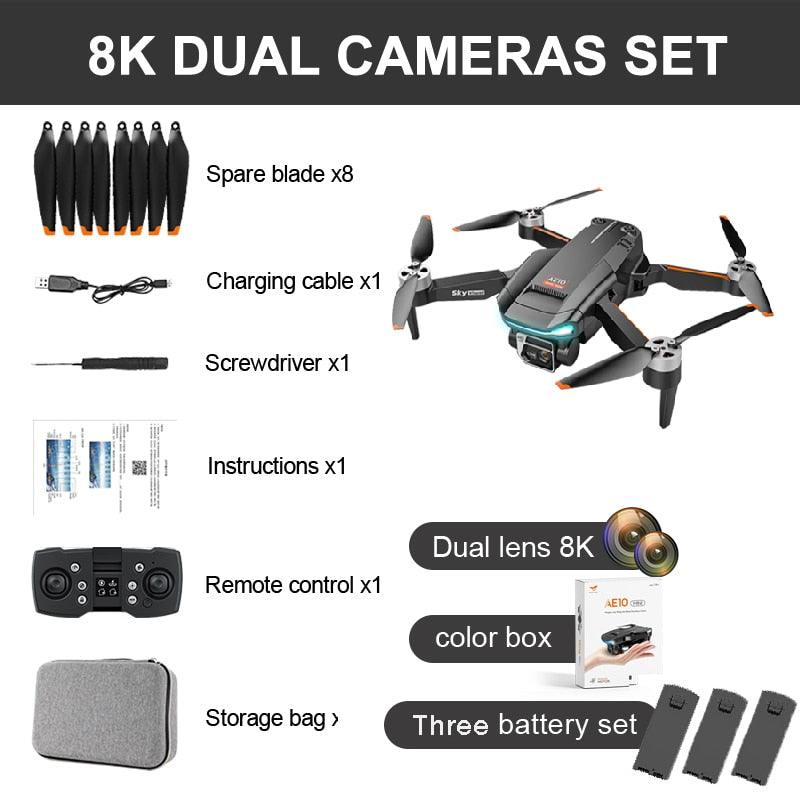 KBDFA AE10 Drone - 6K Mini Brushless Motor Drone Fpv HD 4K Profesional Dual Camera Drones Christmas Gift GPS Quadcopter Rc Toys for Boys 4 KBDFA AE10 Drone - 6K Mini Brushless Motor Drone Fpv HD 4K Profesional Dual Camera Drones Christmas Gift GPS Quadcopter Rc Toys for Boys — изображение 4