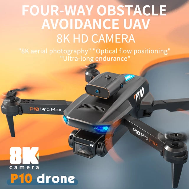P10 Drone /P10 pro max drone - 8K Professional FPV Dual HD Camera ESC WIFI 5G Transmission Quadcopter Obstacle Avoidance Drone for Children 10 P10 Drone /P10 pro max drone - 8K Professional FPV Dual HD Camera ESC WIFI 5G Transmission Quadcopter Obstacle Avoidance Drone for Children - Image 10