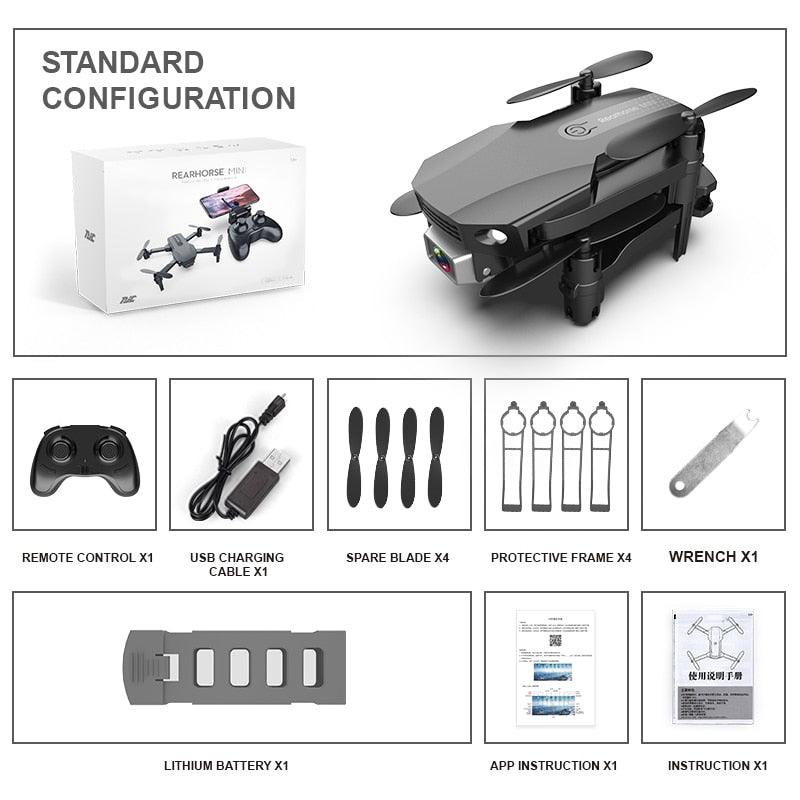 R16 Drone - Mini Drone 4K 1080P HD Camera WiFi Fpv Air Pressure Altitude Hold Foldable Quadcopter RC Dron Kid Toy Boys GIfts 3 R16 Drone - Mini Drone 4K 1080P HD Camera WiFi Fpv Air Pressure Altitude Hold Foldable Quadcopter RC Dron Kid Toy Boys GIfts - Bild 3