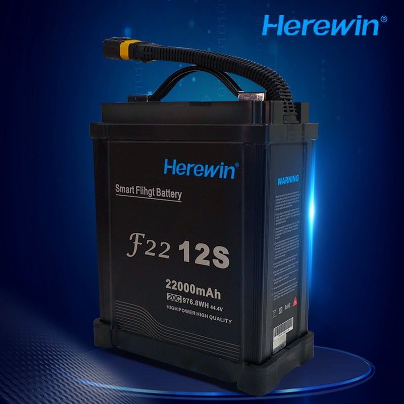 Herewin 44.4V 12S 14S 22000mAh 20C Agriculture Drone Battery - Lithium Polymer Rechargeable Battery Lipo Battery for Agriculture Drone UAV 4 Herewin 44.4V 12S 14S 22000mAh 20C Agriculture Drone Battery - Lithium Polymer Rechargeable Battery Lipo Battery for Agriculture Drone UAV — изображение 4