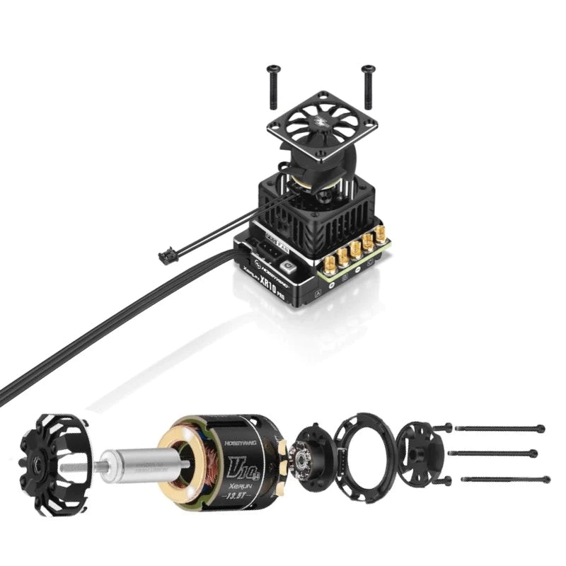 Hobbywing XERUN XR10 Pro ESC G2S Combo - XERUN V10 G3 G4 Competition Brushless Motor with XR10 Pro G2S ESC for RC Car Trucks 4 Hobbywing XERUN XR10 Pro ESC G2S Combo - XERUN V10 G3 G4 Competition Brushless Motor with XR10 Pro G2S ESC for RC Car Trucks — изображение 4