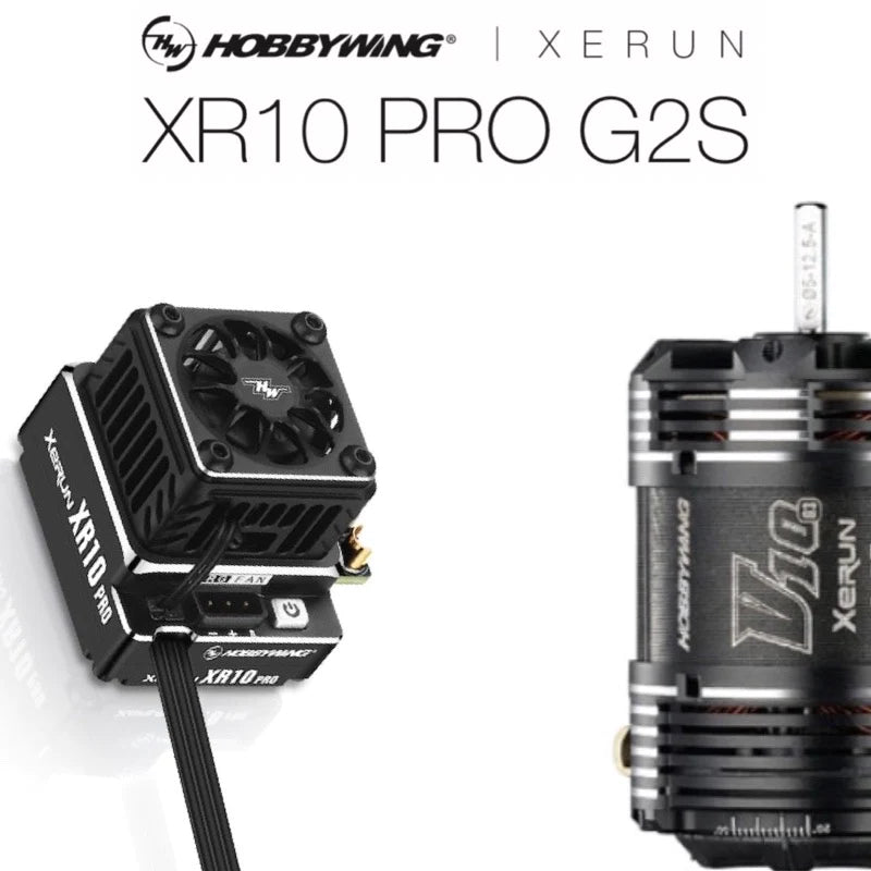 Hobbywing XERUN XR10 Pro ESC G2S Combo - XERUN V10 G3 G4 Competition Brushless Motor with XR10 Pro G2S ESC for RC Car Trucks 2 Hobbywing XERUN XR10 Pro ESC G2S Combo - XERUN V10 G3 G4 Competition Brushless Motor with XR10 Pro G2S ESC for RC Car Trucks — изображение 2