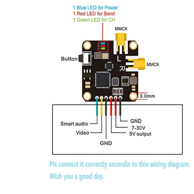 AKK New Era Dual Antenna VTX - 5.8GHZ 7-30V 25mW 50mW 200mW 400mW Power Switchable OSD FPV Video Transmitter with MIC 5 AKK New Era Dual Antenna VTX - 5.8GHZ 7-30V 25mW 50mW 200mW 400mW Power Switchable OSD FPV Video Transmitter with MIC - Image 5