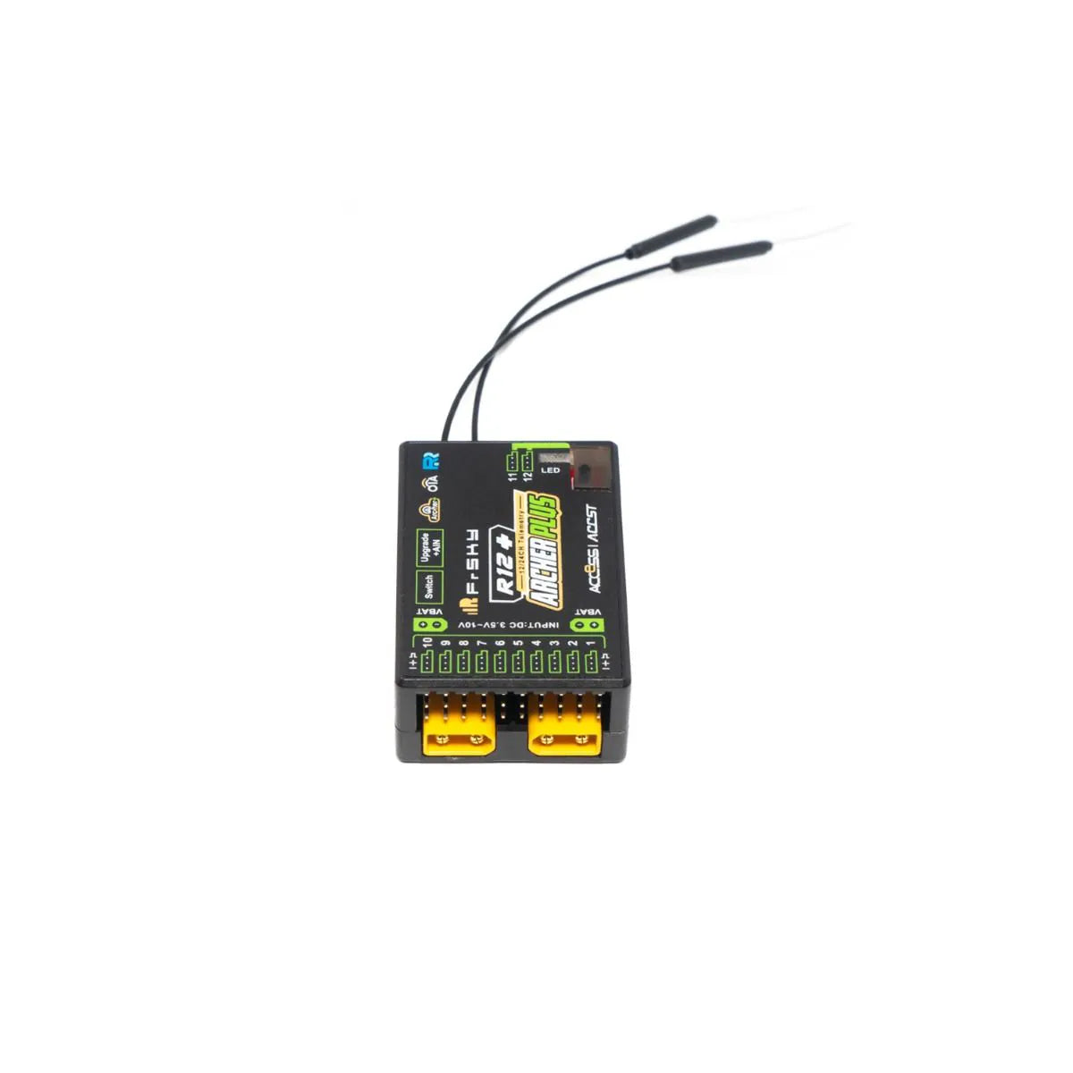 FrSky ARCHER PLUS R12+ Receiver - 2.4GHz ACCESS / ACCST D16 12 Configurable Channel Ports PWM, SBUS, FBUS, S.Port 5 FrSky ARCHER PLUS R12+ Receiver - 2.4GHz ACCESS / ACCST D16 12 Configurable Channel Ports PWM, SBUS, FBUS, S.Port - Image 5