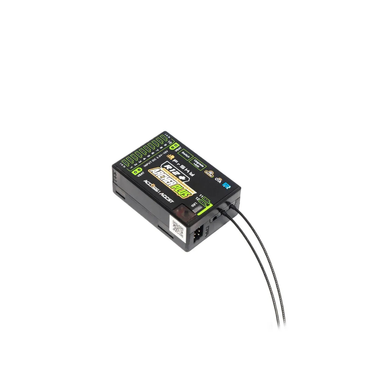 FrSky ARCHER PLUS R12+ Receiver - 2.4GHz ACCESS / ACCST D16 12 Configurable Channel Ports PWM, SBUS, FBUS, S.Port 4 FrSky ARCHER PLUS R12+ Receiver - 2.4GHz ACCESS / ACCST D16 12 Configurable Channel Ports PWM, SBUS, FBUS, S.Port - Image 4