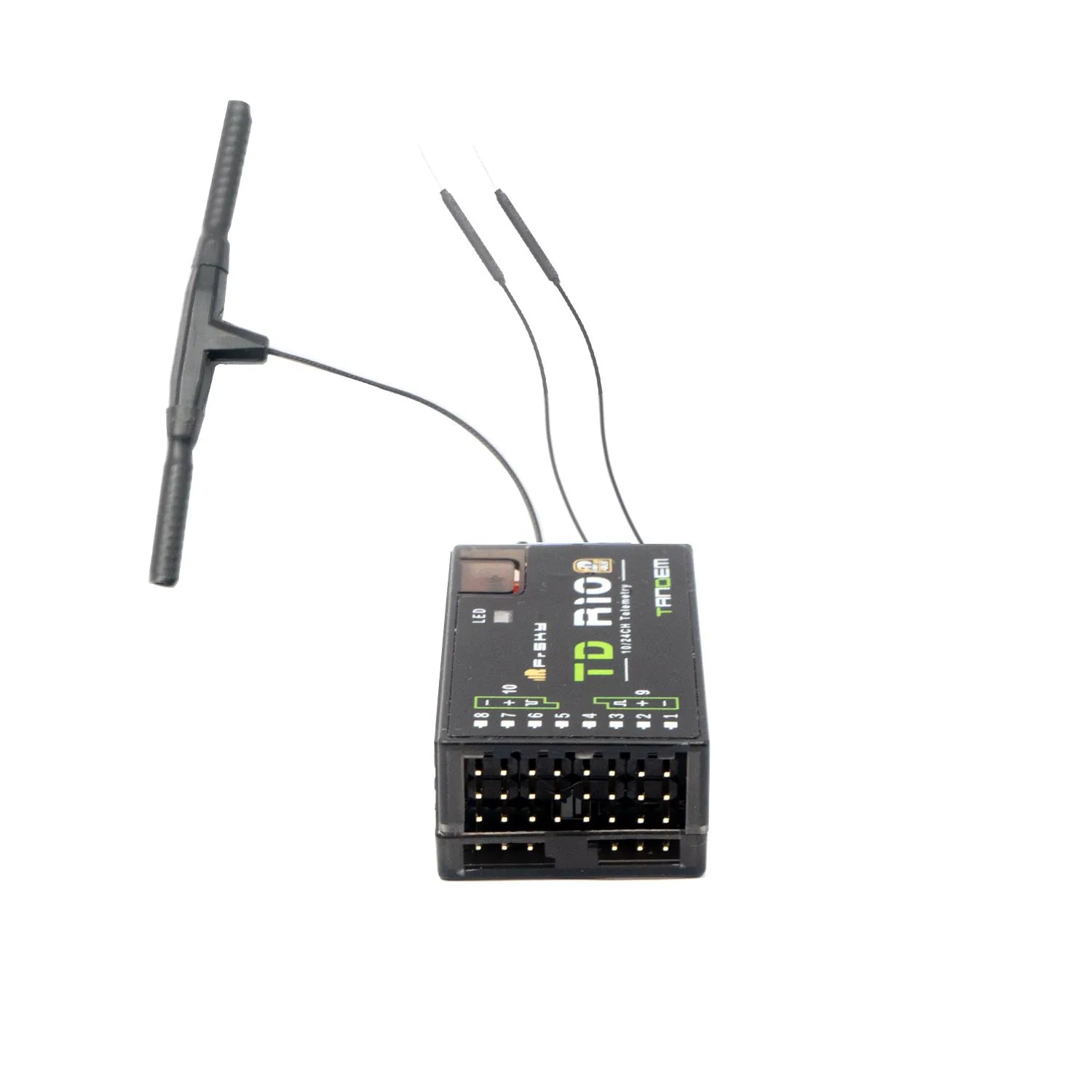 FrSky TD R10 Receiver - 2.4G & 900M Tandem Dual-Band Receiver with 10 Channel Ports 1 FrSky TD R10 Receiver - 2.4G & 900M Tandem Dual-Band Receiver with 10 Channel Ports