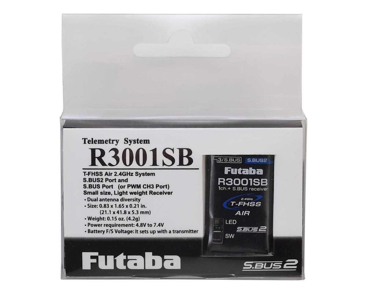Futaba R3001SB 2.4 GHz 3-Channel Telemetry S.Bus2 T-FHSS Air Receiver For Aircraft 2 Futaba R3001SB 2.4 GHz 3-Channel Telemetry S.Bus2 T-FHSS Air Receiver For Aircraft — изображение 2