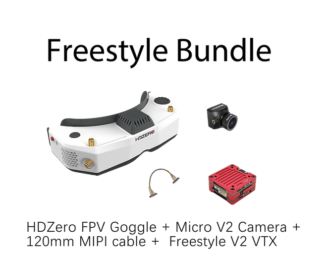 HDZero FPV Goggle Freestyle Bundle - HDZero FPV Goggle + Freestyle V2 VTX + Micro V2 Camera + 120mm MIPI cable 2 HDZero FPV Goggle Freestyle Bundle - HDZero FPV Goggle + Freestyle V2 VTX + Micro V2 Camera + 120mm MIPI cable — изображение 2
