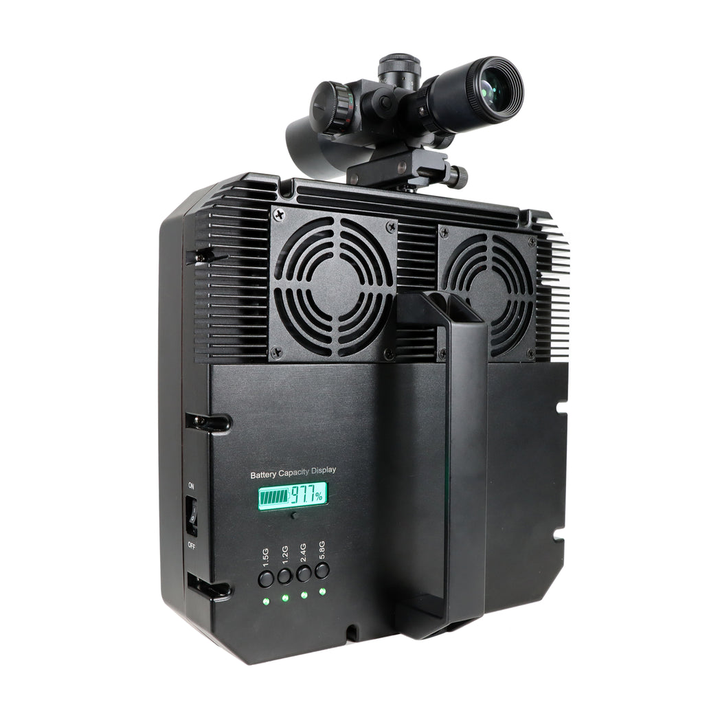 70W Handheld Anti Drone Device - 10 Band 1.5KM High Power Portable Drone UAV Signal With Sight Rail and 1/4 inch Tripod Mounting Hole, Build In Directional Antennas 6 70W Handheld Anti Drone Device - 10 Band 1.5KM High Power Portable Drone UAV Signal With Sight Rail and 1/4 inch Tripod Mounting Hole, Build In Directional Antennas - Image 6