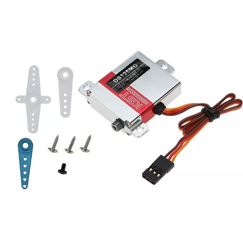 KST DS125MG 7KG 6V High Torque Metal Gear Digital Servo for Fixed-wing FPV Drone UAV Helicopter Airplane RC Models 2 KST DS125MG 7KG 6V High Torque Metal Gear Digital Servo for Fixed-wing FPV Drone UAV Helicopter Airplane RC Models — изображение 2