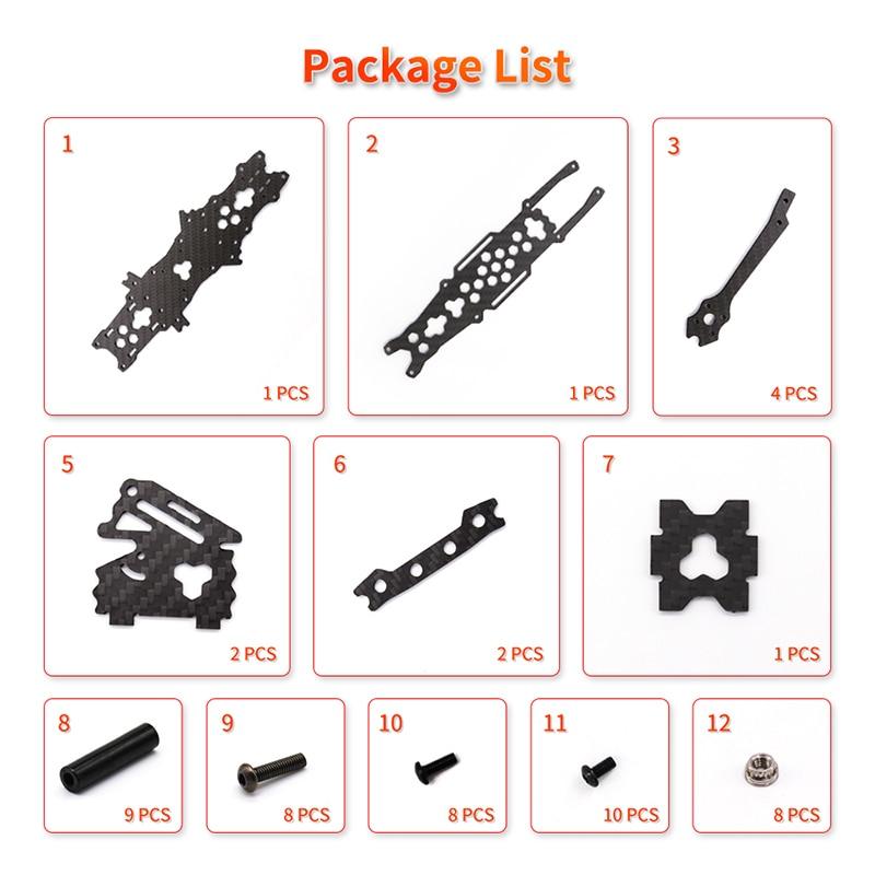 Avenger 5inch FPV frame Kit - HD Frame fpv drone frame quadcopter Protection Dji HD Digital System fpv kit DIY new year gifts 2023 6 Avenger 5inch FPV frame Kit - HD Frame fpv drone frame quadcopter Protection Dji HD Digital System fpv kit DIY new year gifts 2023 — изображение 6