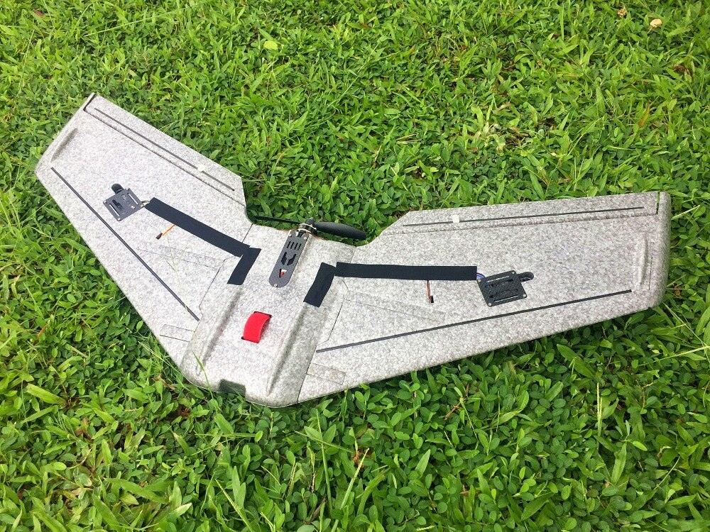 Reptile S800 V2 Fixed Wing Aircraft - SKY SHADOW 820mm Wingspan Gray FPV EPP Foam Flying Wing Racer KIT / PNP selection weight 170g 5 Reptile S800 V2 Fixed Wing Aircraft - SKY SHADOW 820mm Wingspan Gray FPV EPP Foam Flying Wing Racer KIT / PNP selection weight 170g - Image 5