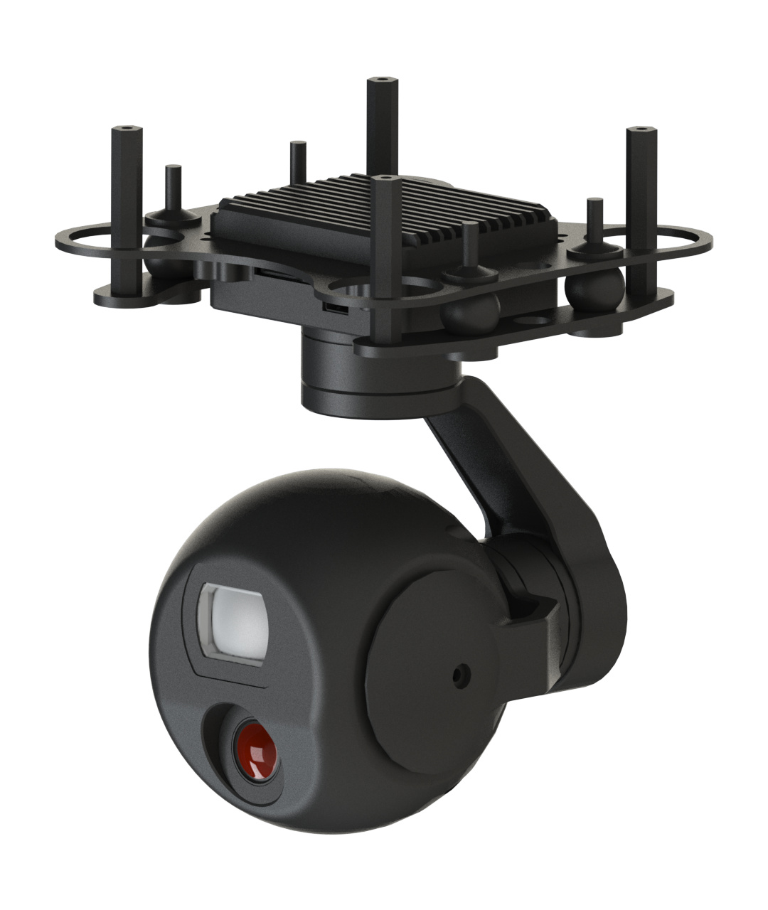 TOPOTEK KHP05M5 Dual Light Drone Camera Gimbal - 45x hybrid zoom 1080P Visible Light Camera+ 8.7mm 640x512 thermal imaging With HDMI and IP Dual Output Small Gimbal — изображение 3