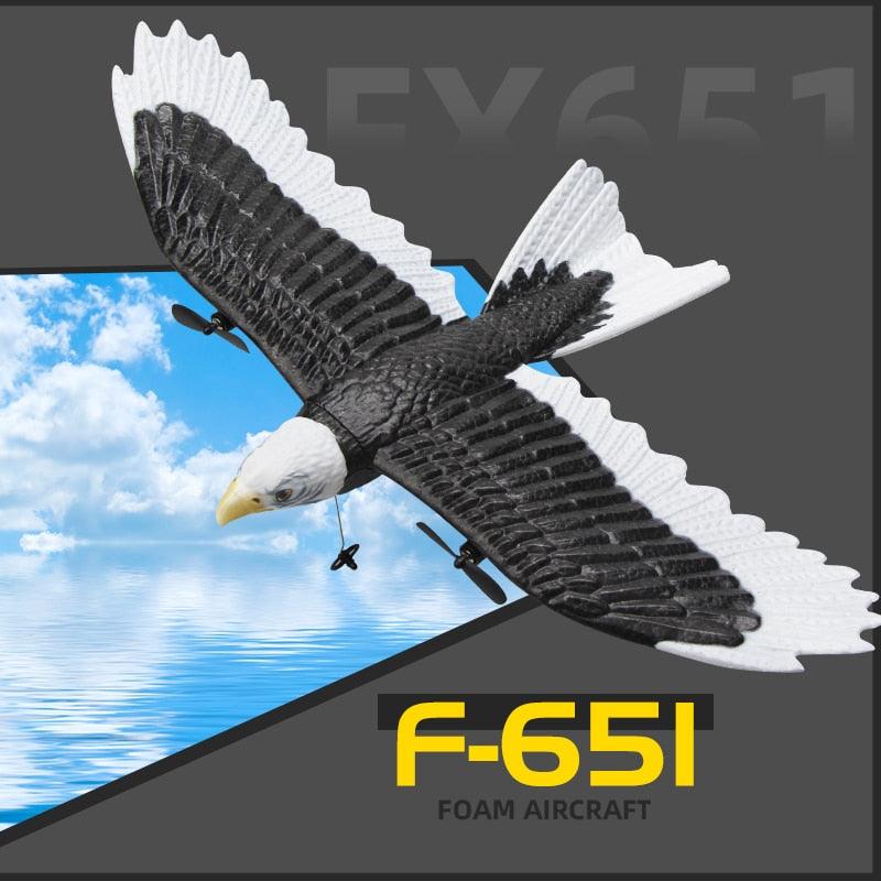 FX651 Simulation Wingspan Eagle Aircraft - 405mm 2.4G Radio Control Remote Control Glider Airplanem RC Foam Plane Toys for Children Boys 7 FX651 Simulation Wingspan Eagle Aircraft - 405mm 2.4G Radio Control Remote Control Glider Airplanem RC Foam Plane Toys for Children Boys - Image 7