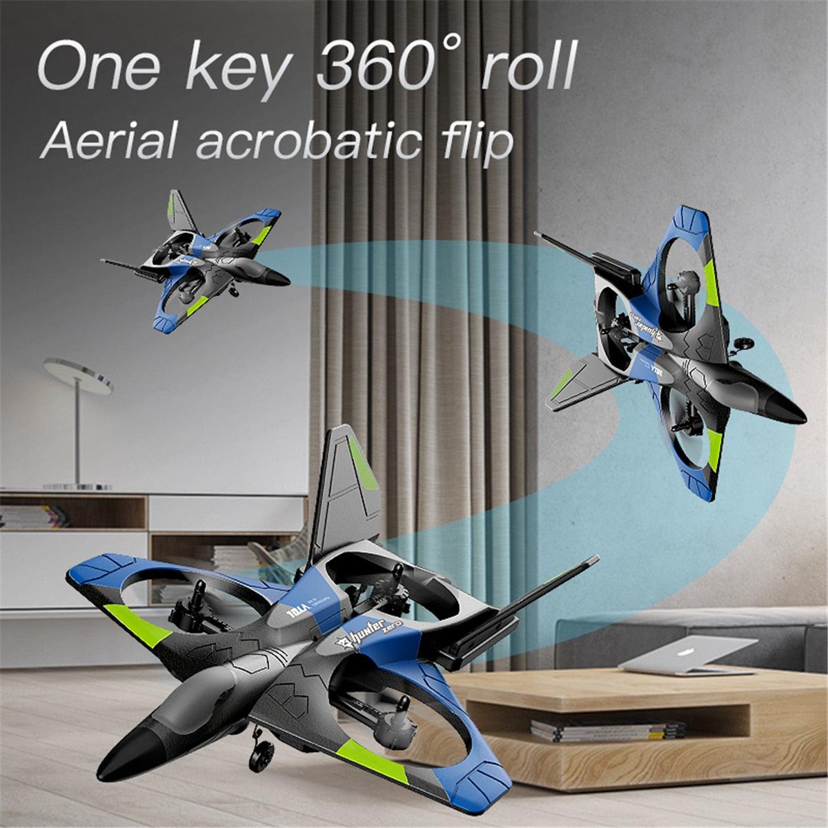 V27 RC Airplane - 2023 New 2.4G Remote Control Fighter Hobby Plane Glider Airplane EPP Foam Toys RC drone Kids Gift 6 V27 RC Airplane - 2023 New 2.4G Remote Control Fighter Hobby Plane Glider Airplane EPP Foam Toys RC drone Kids Gift - Image 6