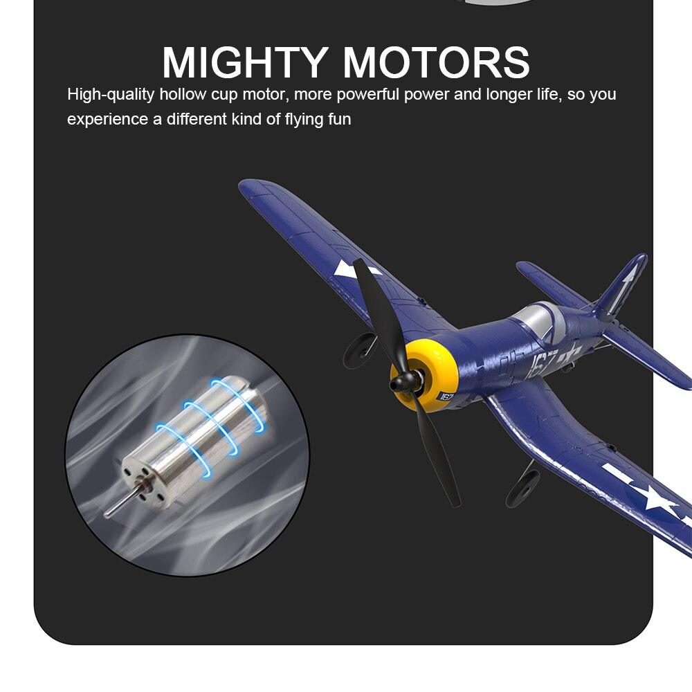 F4U Corsair RC Plane - EPP 761-8 400mm Wingspan RC Airplane One-key Aerobatic RTF Remote Control Aircraft Toys 10 F4U Corsair RC Plane - EPP 761-8 400mm Wingspan RC Airplane One-key Aerobatic RTF Remote Control Aircraft Toys - Image 10