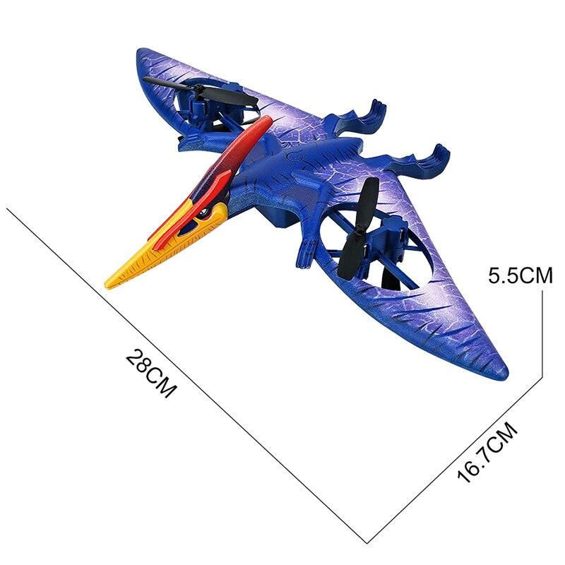 MXW New Mini Drone Dinosaur Remote Control Aircraft 2.4G Radio Control Helicopter Pterosau Drones RC Plane Children's Flying Toy 6 MXW New Mini Drone Dinosaur Remote Control Aircraft 2.4G Radio Control Helicopter Pterosau Drones RC Plane Children's Flying Toy - Image 6