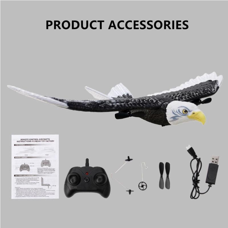 RC Plane Wingspan Eagle Bionic Aircraft Fighter Radio Control Remote Control Hobby Glider Airplane Foam Boys Toys for Children 8 RC Plane Wingspan Eagle Bionic Aircraft Fighter Radio Control Remote Control Hobby Glider Airplane Foam Boys Toys for Children - Image 8